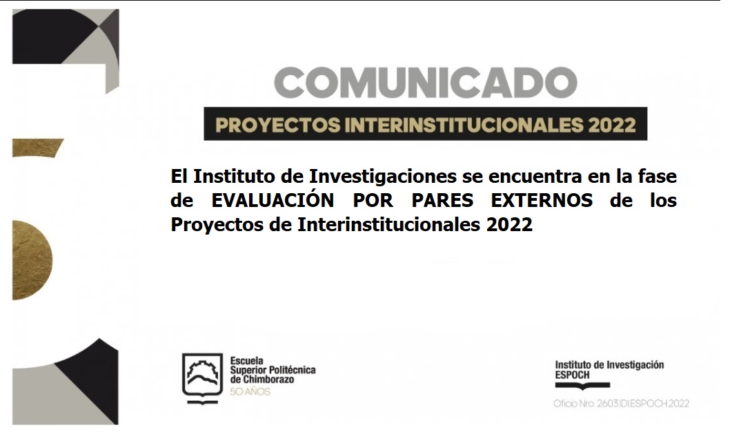 Interinstitutional Projects 2022